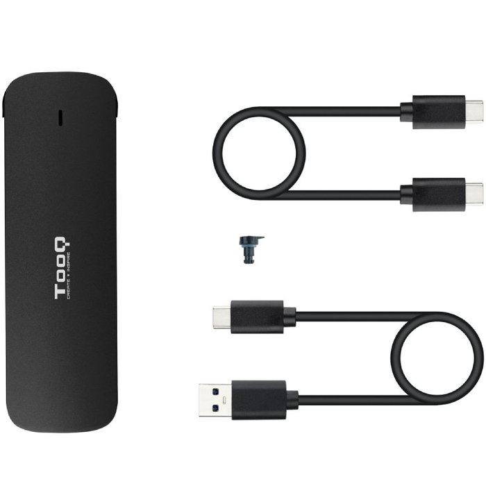 Tooq Caja Externa para SSD M.2 NVMe USB 3.1 Gen2 Negro Tooq Caja Externa para SSD M.2 NVMe USB 3.1 Gen2 Negro